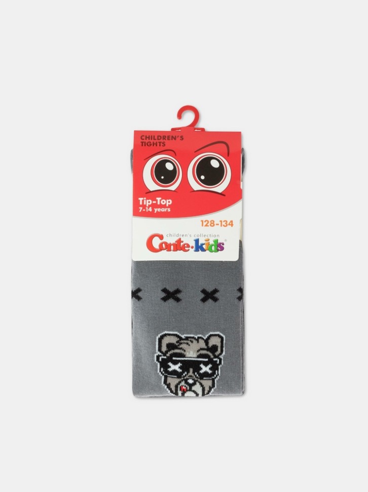 CONTE TIP-TOP Хлопковые колготки с рисунком «Bear» 558 CONTE-KIDS