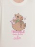 Комплект домашний для девочек с принтом и надписью "trouble never looked so sweet" 567749