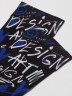 CONTE FANTASY Плотные носки с черным мыском и рисунком «Art Design» 910 Conte elegant
