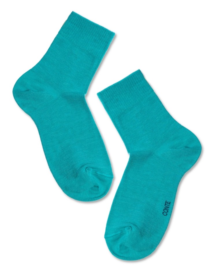 CONTE COMFORT Однотонные носки из пряжи с вискозой и кашемиром 000 Conte elegant
