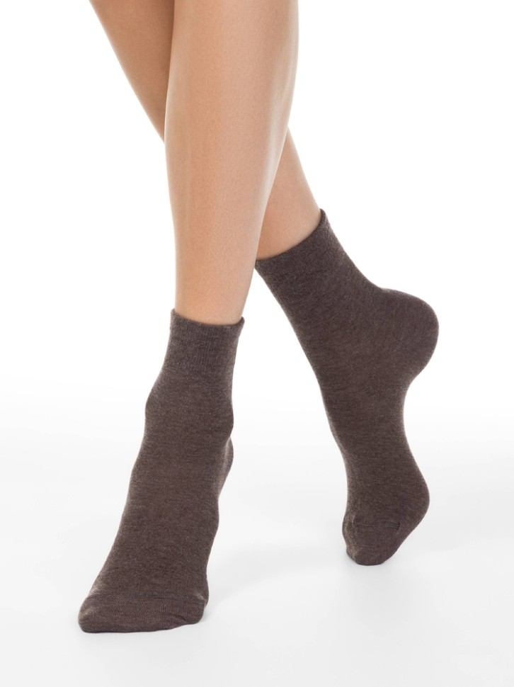 CONTE COMFORT Однотонные носки из пряжи с вискозой и кашемиром 000 Conte elegant