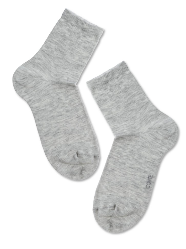 CONTE COMFORT Однотонные носки из пряжи с вискозой и кашемиром 000 Conte elegant
