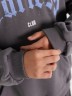 Худи для мальчиков серое с печатью 123445
