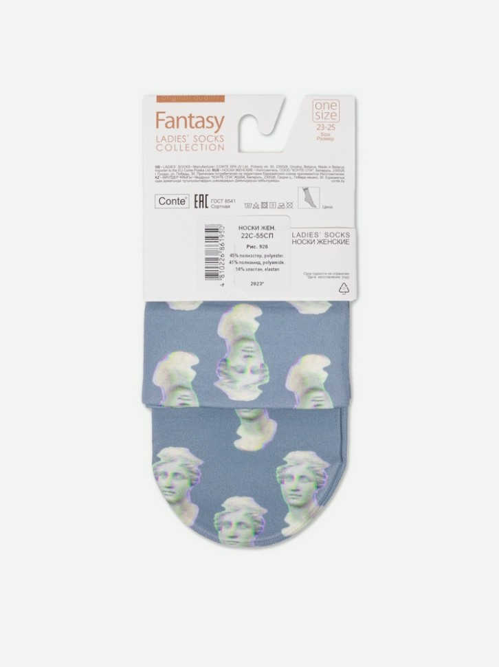 CONTE FANTASY Плотные носки с рисунком «Sculpture» 926 Conte elegant