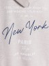 Худи мужское серое с надписью "New York" 121896 Mark Formelle