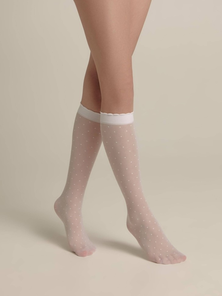CONTE DOTS Нарядные гольфы с рисунком "точки" DOTS Conte elegant