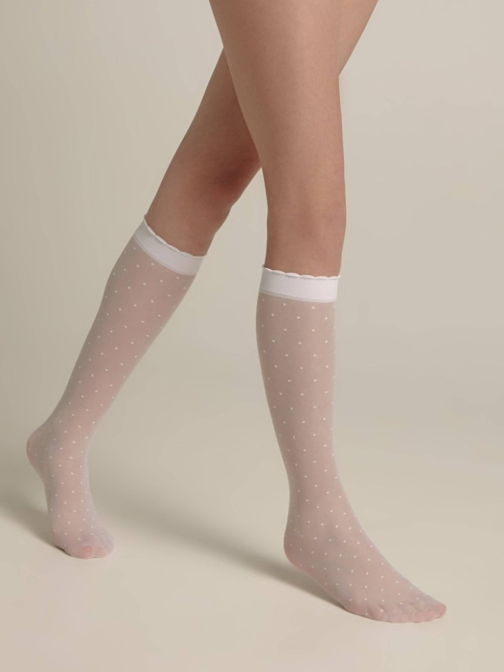 CONTE DOTS Нарядные гольфы с рисунком "точки" DOTS Conte elegant