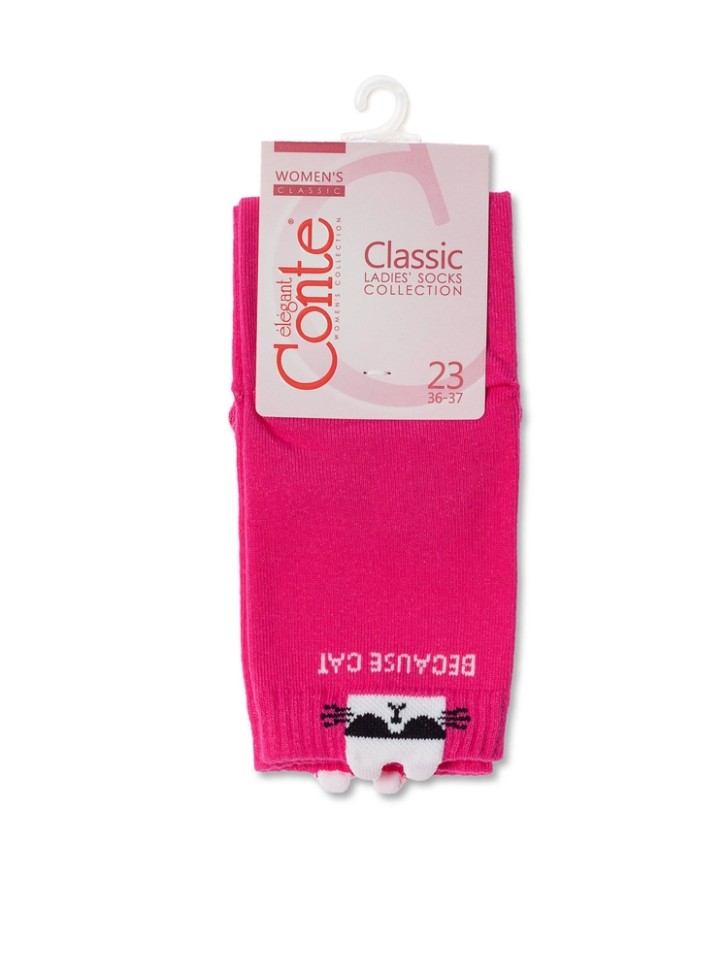 CONTE Хлопковые носки CLASSIC с пикотом «Cat» 250 Conte elegant