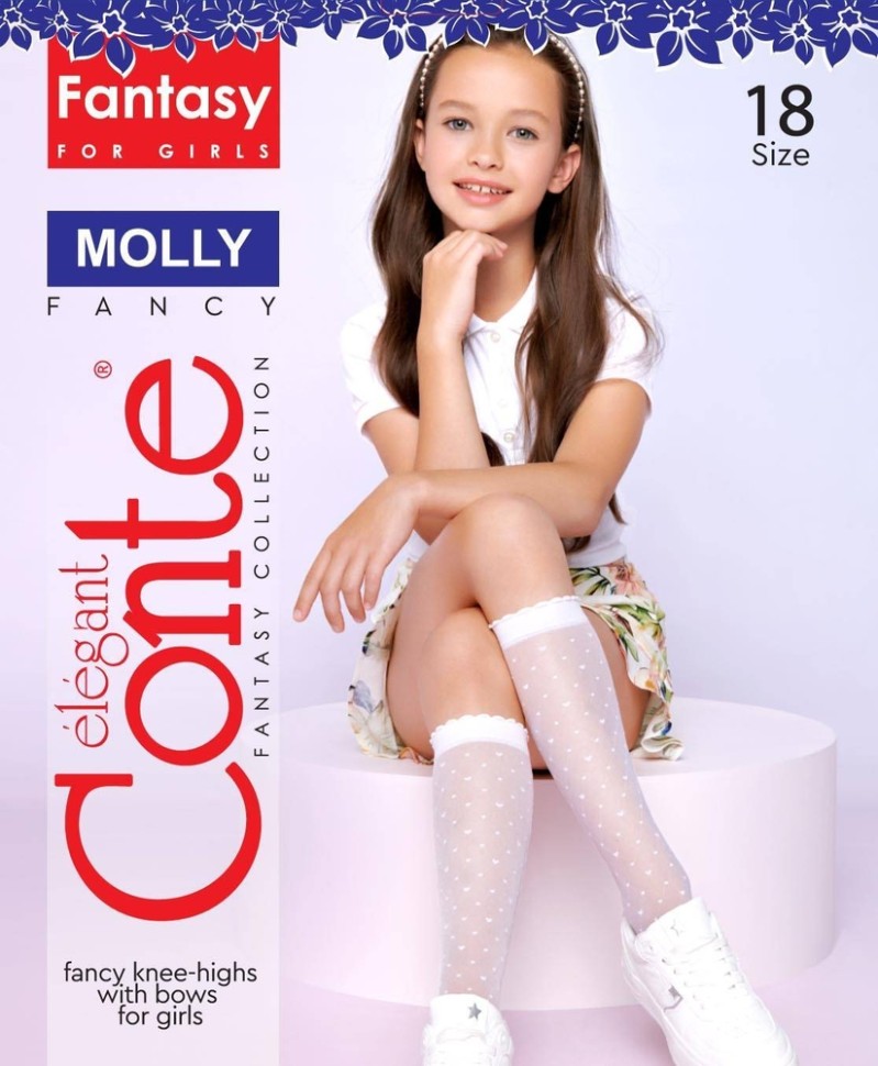 CONTE MOLLY Гольфы в "сердечки" Conte elegant