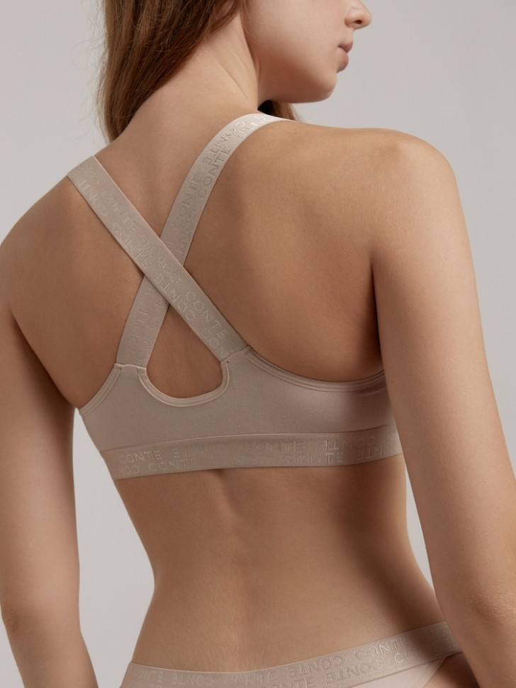 CONTE FLEXIBLE LBE 2236 Бюстье из бамбука с перекрёстными бретелями LBE 2236
