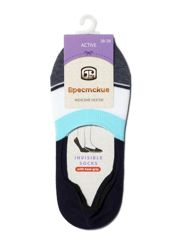 Брестские Active 1334 (Подследники С Антискользящим Покрытием На Пятке) Носки женские 253 Брестские