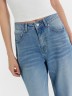 Брюки женские джинсовые wide leg fit голубые 2024-DTW1301-1 Mark Formelle