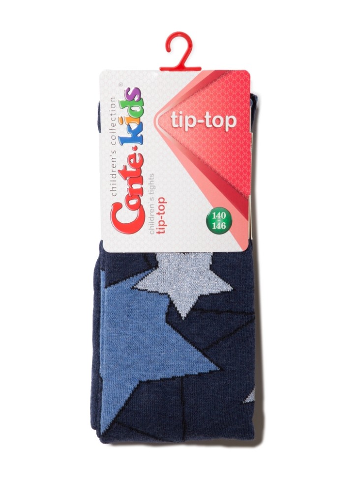 Conte-kids TIP-TOP Хлопковые колготки с люрексом 517