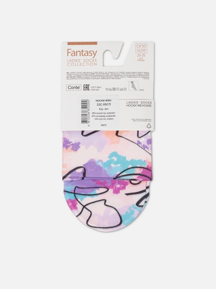CONTE FANTASY Плотные носки с рисунком «Fantasy» 921 Conte elegant