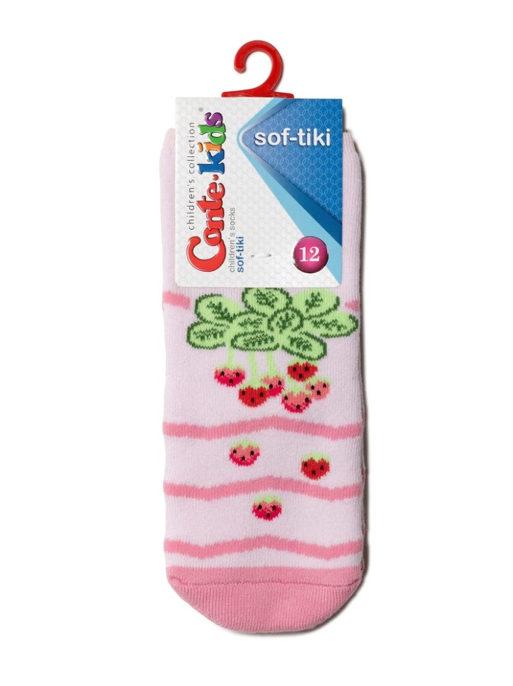 Conte-kids SOF-TIKI Махровые носки с отворотом и антискользящей стопой 472