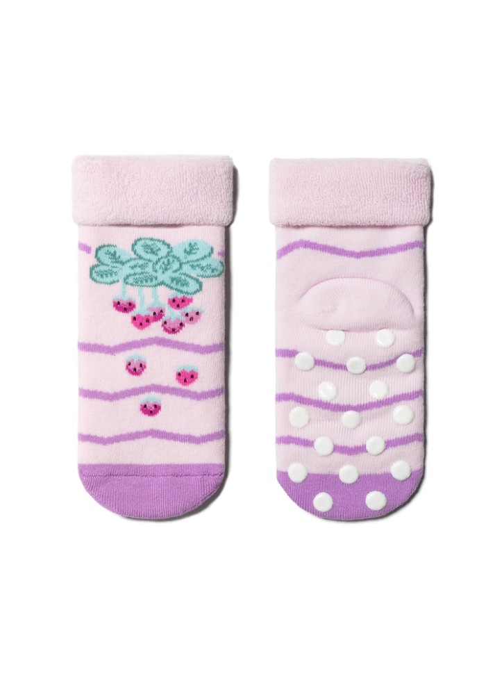 Conte-kids SOF-TIKI Махровые носки с отворотом и антискользящей стопой 472
