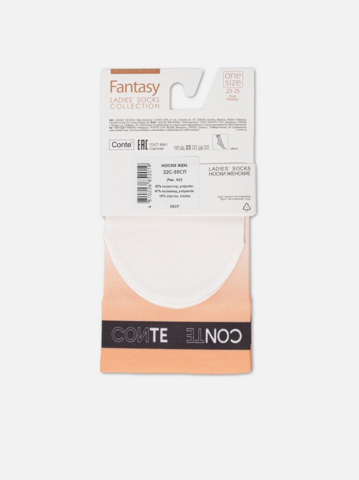 CONTE FANTASY Плотные носки с рисунком «Peachy» 922 Conte elegant