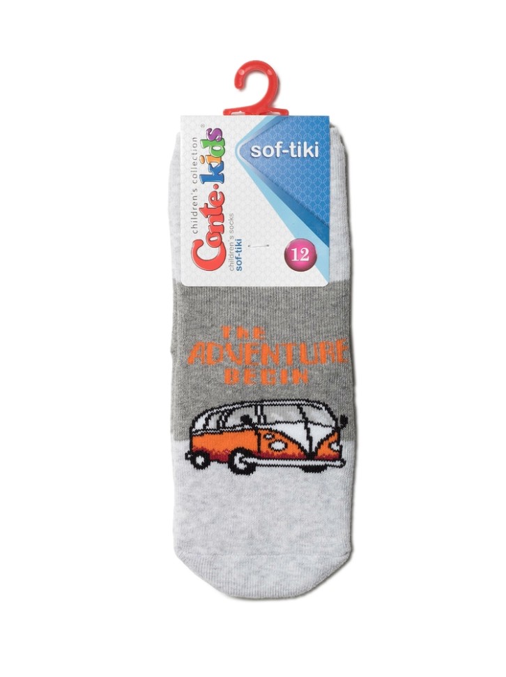 CONTE-KIDS SOF-TIKI Махровые носки с отворотом и антискользящей стопой 473 CONTE-KIDS
