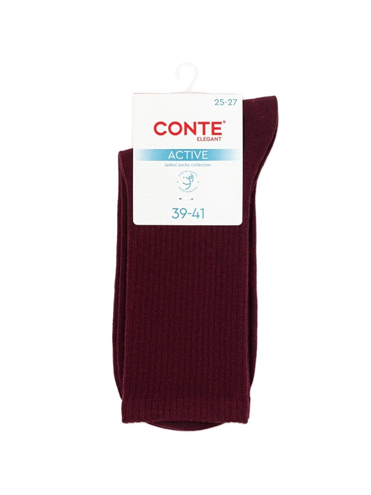 CONTE Удлиненные хлопковые носки ACTIVE 000 Conte elegant