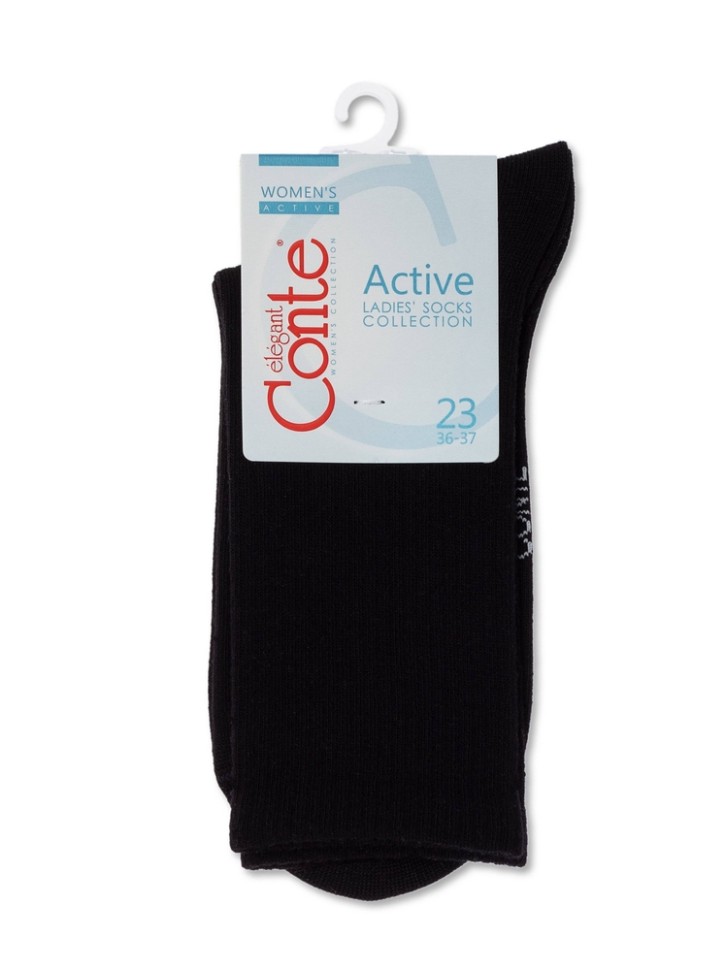 CONTE Удлиненные хлопковые носки ACTIVE 000 Conte elegant