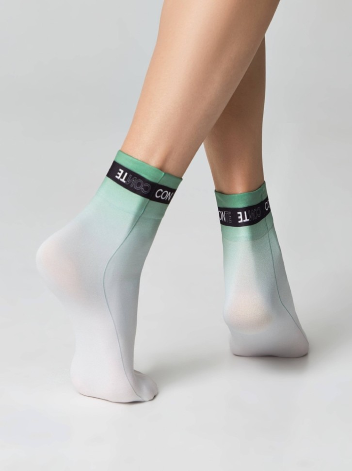CONTE FANTASY Плотные носки с рисунком «Mint» 923 Conte elegant