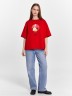 Футболка женская красная с принтом из коллекции art u wear (mark formelle & national art museum) 112961 Mark Formelle
