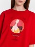 Футболка женская красная с принтом из коллекции art u wear (mark formelle & national art museum) 112961 Mark Formelle