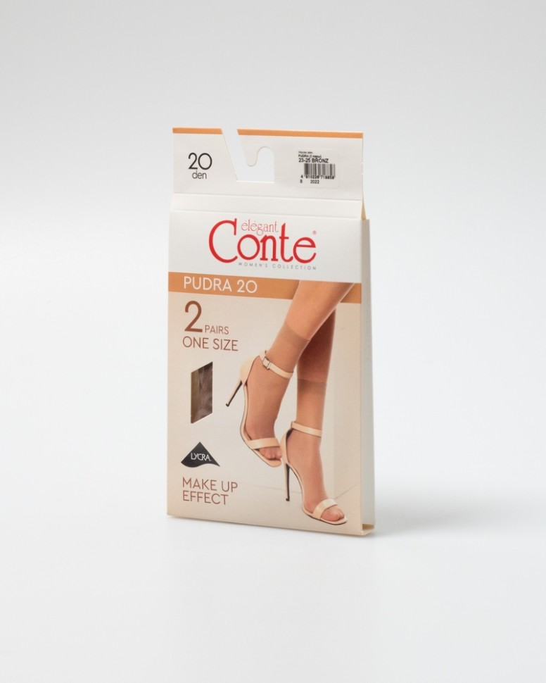 CONTE PUDRA (2 пары) Носки женские PUDRA Conte elegant