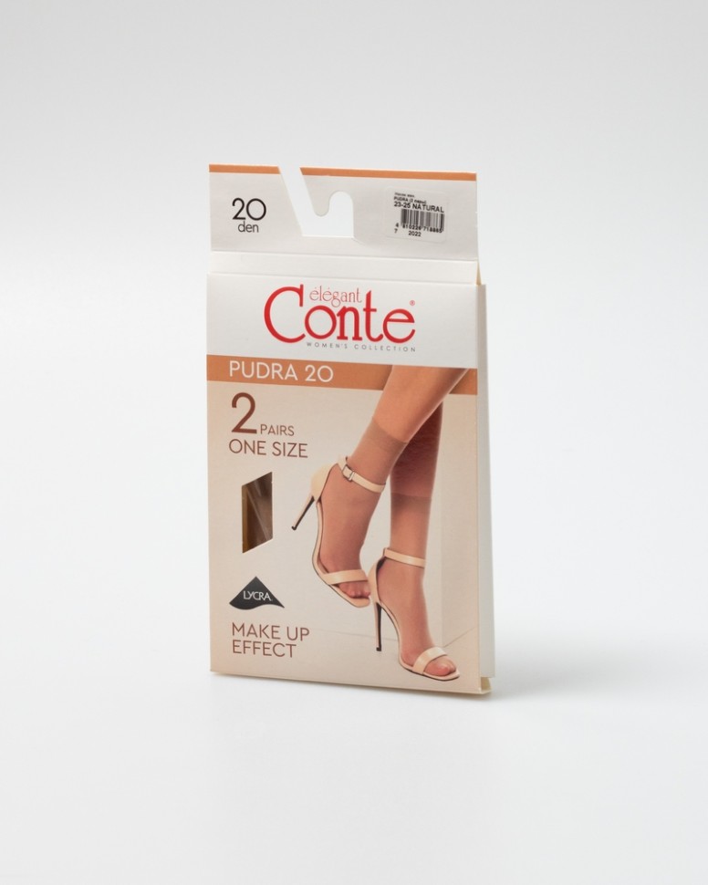 CONTE PUDRA (2 пары) Носки женские PUDRA Conte elegant