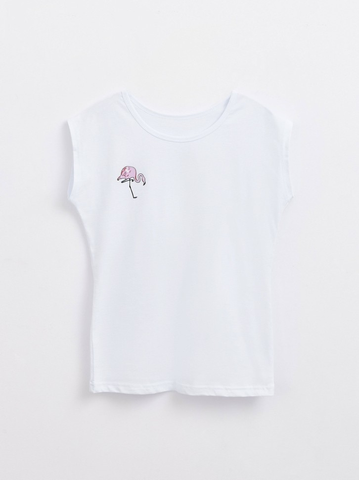 Dea Mia Фуфайка женская 5604 SINGLET (с аппликацией) 002 DEA MIA