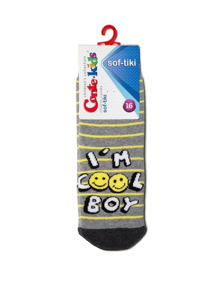 Conte-kids SOF-TIKI Махровые носки с рисунками "Cool Boy" 417 CONTE-KIDS