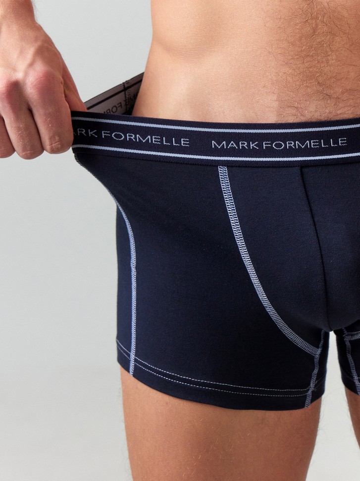 Трусы боксеры мужские синие 411225 Mark Formelle