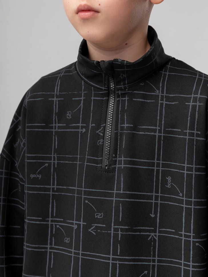 Костюм 11-568MU черный (серый) Bodo