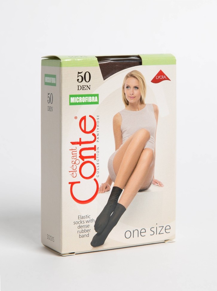CONTE MICROFIBRA 50 (1 пара) Носки женские Conte elegant