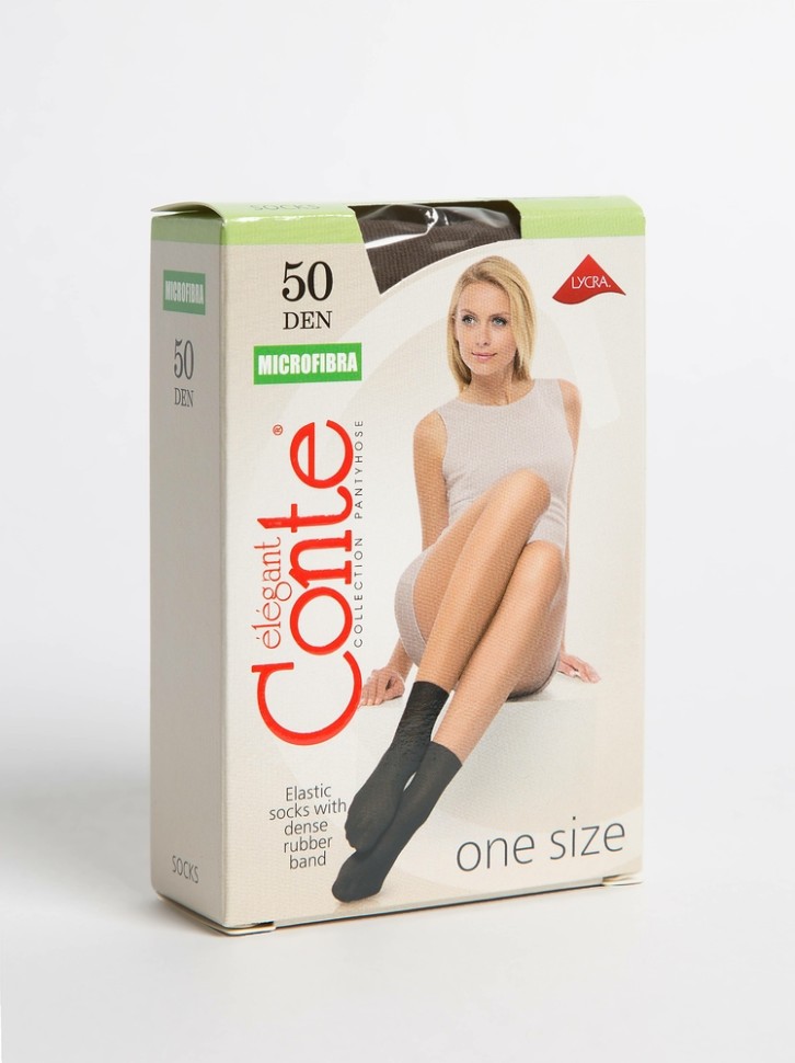 CONTE MICROFIBRA 50 (1 пара) Носки женские Conte elegant