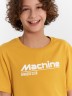 Футболка для мальчиков желтая с надписью "Machine winners club" 113433 Mark Formelle