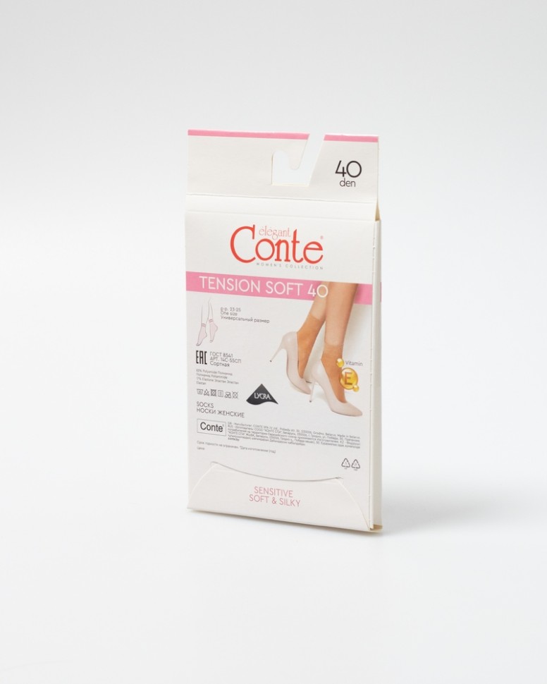 CONTE TENSION SOFT 40 (1 пара) Носки женские Conte elegant