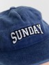 Бейсболка для мальчиков голубая с вышивкой "sunday" 04C-1 Mark Formelle