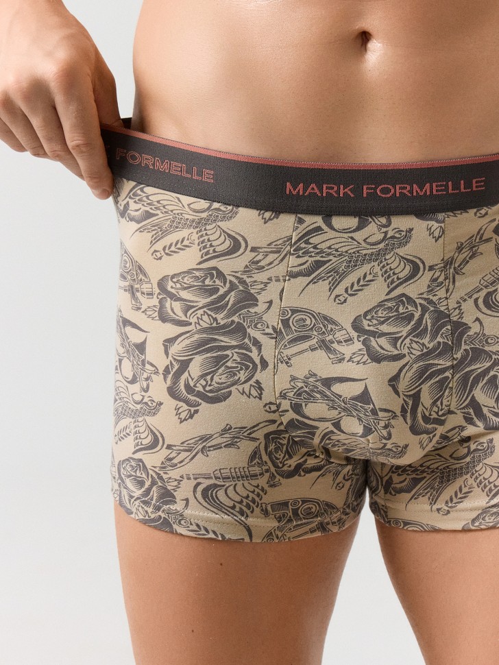 Трусы боксеры мужские в наборе, 2 шт 411228-2 Mark Formelle