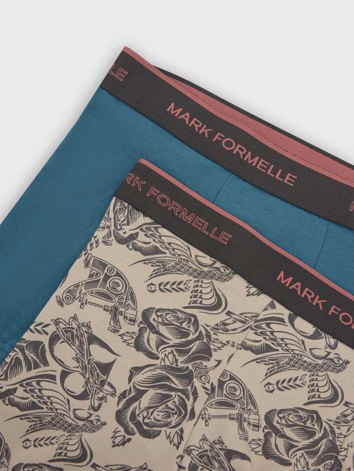 Трусы боксеры мужские в наборе, 2 шт 411228-2 Mark Formelle