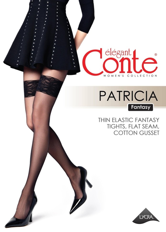 CONTE PATRICIA Колготки с имитацией ажурных чулок PATRICIA