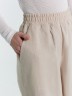 Брюки женские бежевые из коллекции "Premium Linen" 182507 Mark Formelle