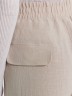 Брюки женские бежевые из коллекции "Premium Linen" 182507 Mark Formelle