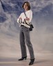 CONTE CON-681 Джинсы wide leg оксидной варки с необработанным краем Conte elegant