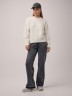 CONTE CON-681 Джинсы wide leg оксидной варки с необработанным краем Conte elegant