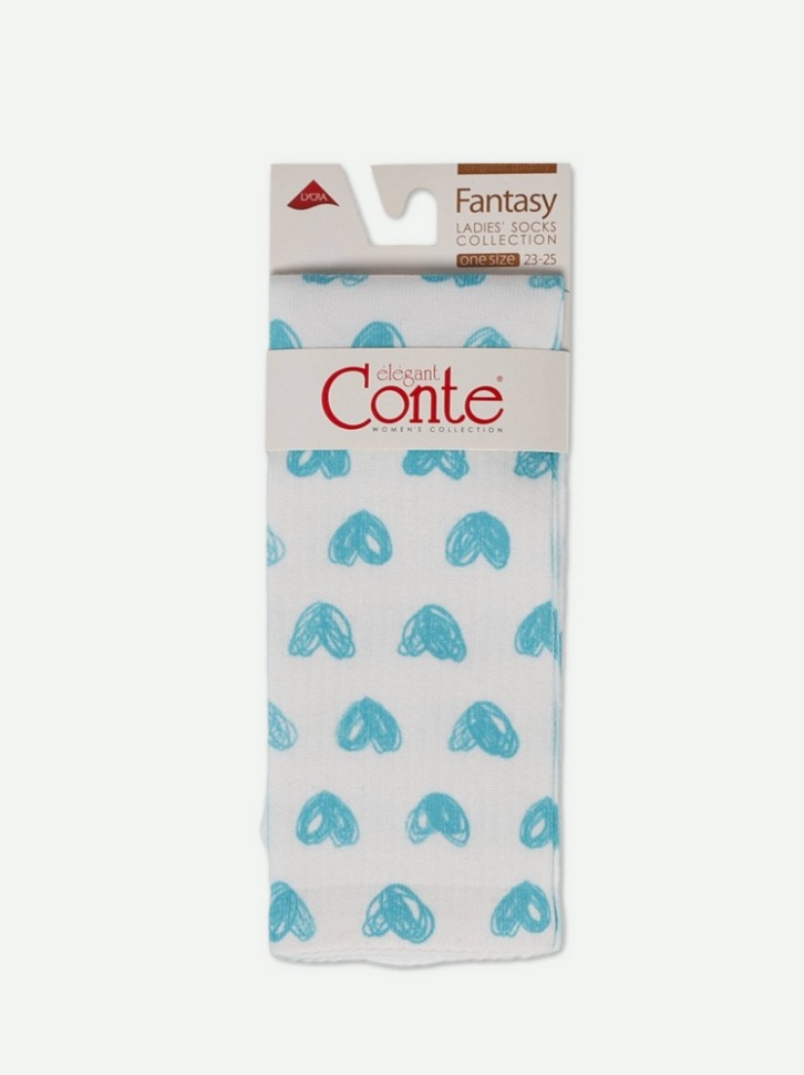 CONTE Удлиненные носки с хлопком 558 Conte elegant