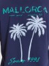 Футболка мужская синяя  с принтом "Mallorca" 111773 Mark Formelle