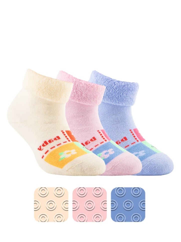 Conte-kids SOF-TIKI Махровые носки с отворотом и антискользящей стопой 104 CONTE-KIDS
