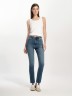 CONTE CON-721 Джинсы skinny с эффектом потёртостей и необработанным краем