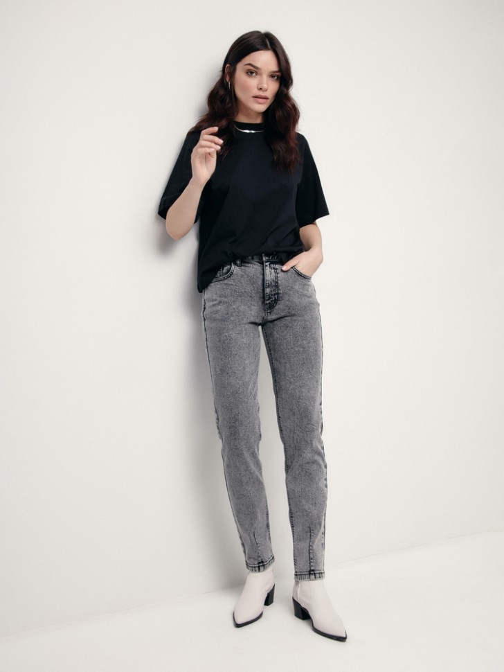 CONTE CON-412 Джинсы mom fit с высокой посадкой Conte elegant
